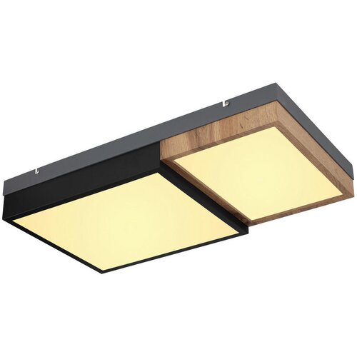 Globo 67286-30 - LED plafonsko svetlo GUNDI LED/30W/230V braon/crna Cene
