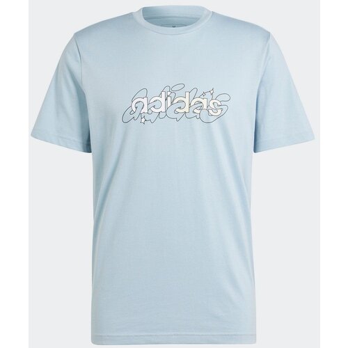 Adidas majica kratak rukav illustrated linear graphic t-shirt m Cene