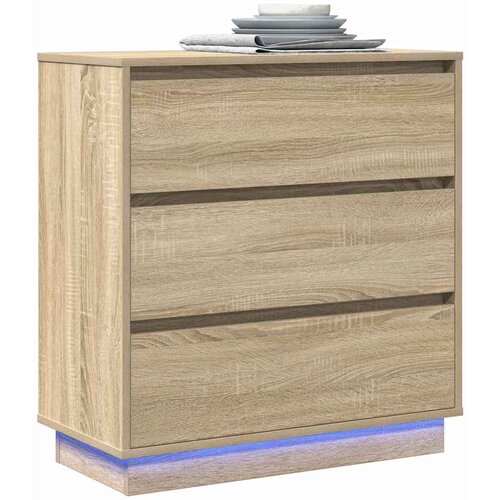  Noćni ormar Sonoma hrast 71 x 34,5 x 75 cm Konstruirano drvo Slike