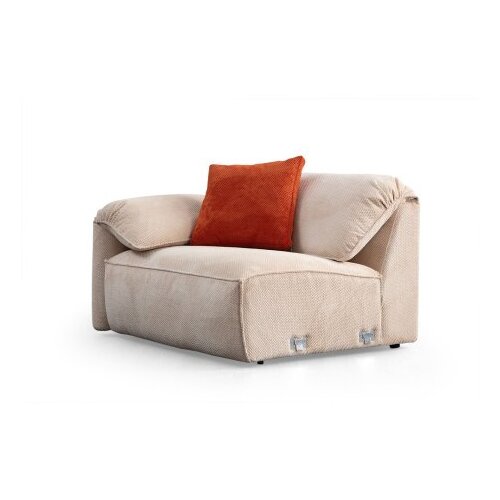 Atelier Del Sofa Kutna garnitura Flamingo, 335x405x105 cm, Krem-narandžasta Slike