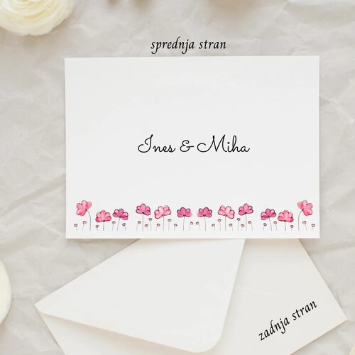  Kuverte za poročna vabila porkv 26-01 Cene