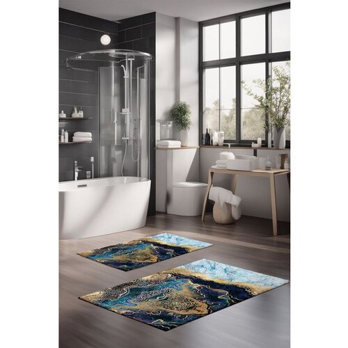  CT-5023 multicolor bathmat set (2 pieces) Cene