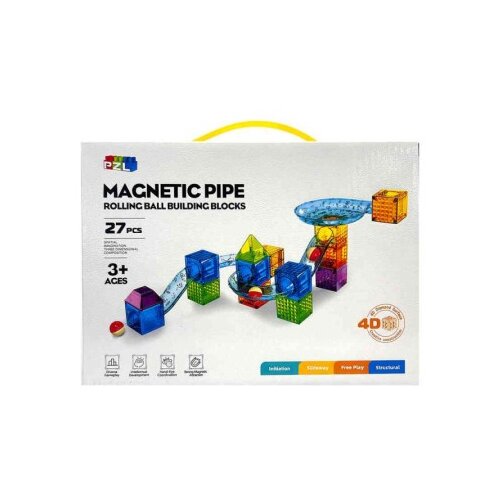  Magnetne kocke staza za loptice mini 27 kom ( ITT39613 ) Slike