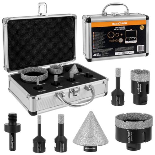 Bigstren set dijamantnih kruna M14, 7 dijelova (6&ndash;68 mm) Cijene