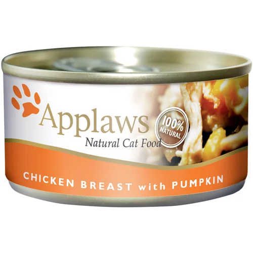 Applaws probno pakiranje: suha i mokra hrana - 2 kg Adult piletina + 6 x 156 g piletina i bundeva
