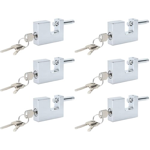 vidaXL Žabica 6 pcs srebrna 6 x 2 x 4,5 cm elezo, (5000151995) Cene