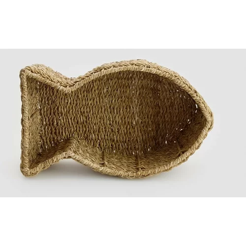 Reserved košara v obliki ribe - rjava