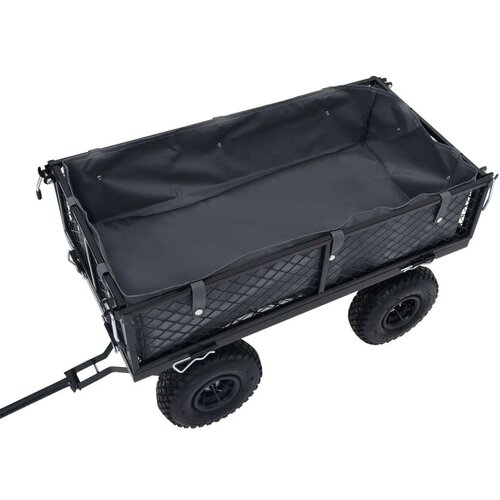  Obloga za vrtna kolica tamnosiva 81 x 41 x 21 cm od tkanine Slike