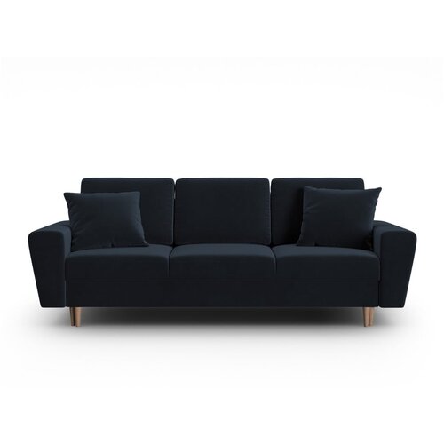 Cosmopolitan Design Tamno plava bar&amp;scaron;unasti sklopiva/s prostorom za odlaganje sofa 235 cm Kyoto &amp;ndash; Slike