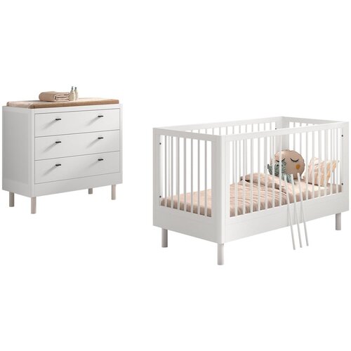 Vipack Set dječjeg namještaja 2 kom od masivne bukve Forrest – Cijene