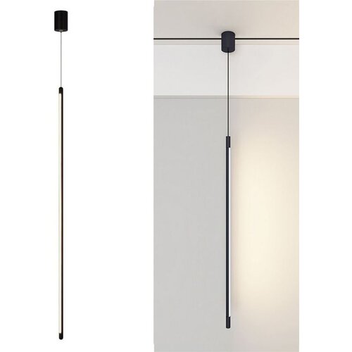 Toolight Stropni luster LED APP1413-C BLACK 100cm Slike