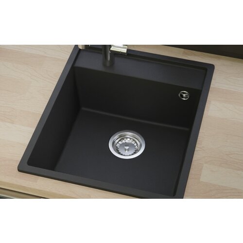 Sandonna sudopera emma crna mat 490x490/190 mm Slike