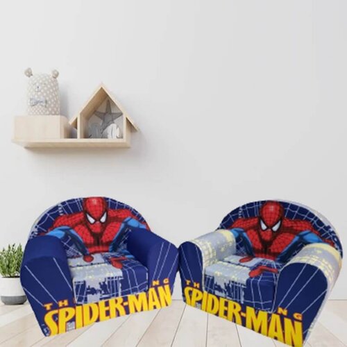  Fotelja na razvlačenje bambi spiderman - teget Cene