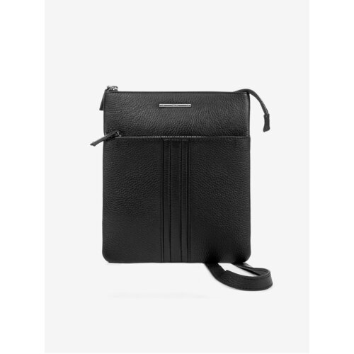 Geox Black Men&amp;#039;s Leather Crossbody Bag - Men Slike