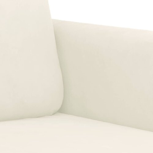  3-dijelni set sofa s jastucima krem bar&amp;scaron;unasti Slike