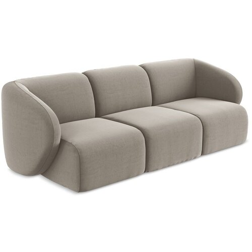 Makamii Svjetlo smeđa bar&amp;scaron;unasti sofa 244 cm Lani &amp;ndash; Slike