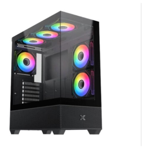 Xigmatek Kuci&amp;scaron;te Alphard/E-ATX/ATX/M-ATX/Mini ITX/ARGB/bez napajanja/crna Slike
