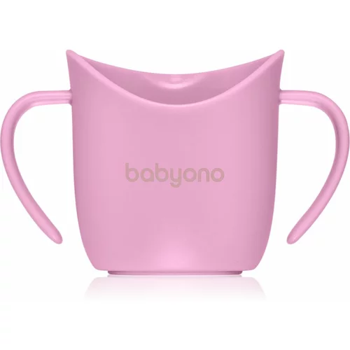 BabyOno Be Active Ergonomic Training Cup šalica za učenje pijenja s ručkama Purple 6 m+ 120 ml