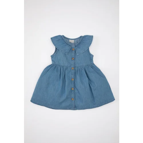 Defacto Baby Girl Sleeveless Jean Dress