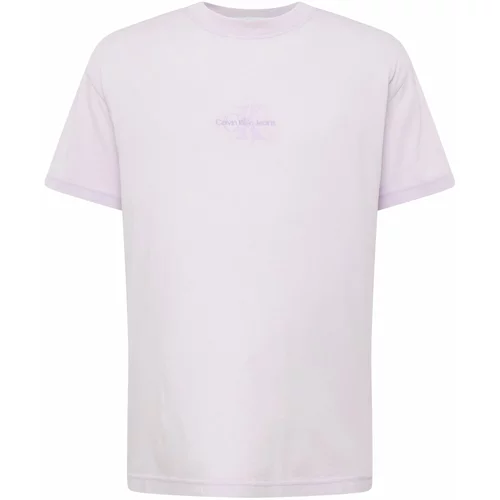 Calvin Klein Jeans Majica sivka / pastelno lila