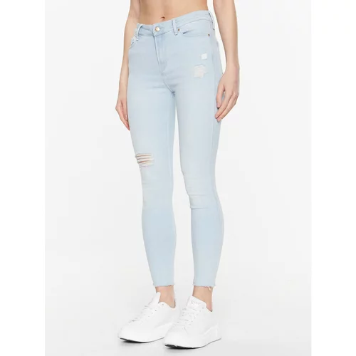 Tommy Hilfiger Jeans hlače Harlem WW0WW38146 Modra Skinny Fit