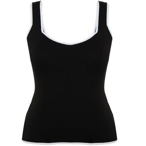 Trendyol Curve Black Bodycon Knitwear Blouse Cene