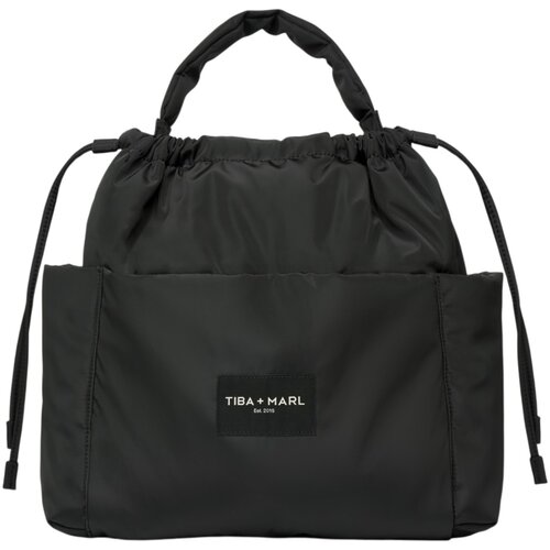 Tiba+Marl previjalna torba luna nylon black quilt Cene