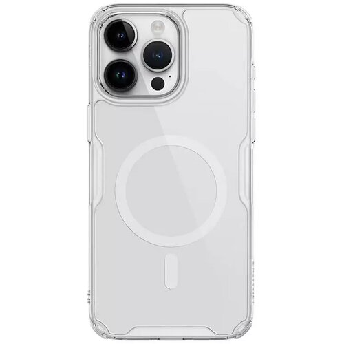Nillkin Torbica Nature Pro Magnetic za iPhone 15 Pro Max 6.7 transparent Slike