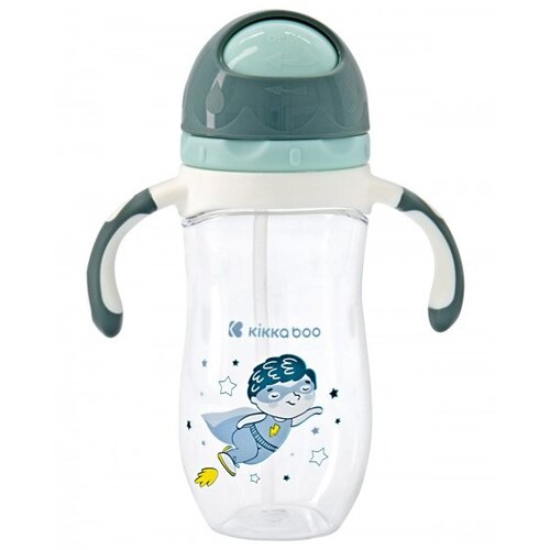 Kikka Boo &amp;scaron;olja tritan sa slamkom i ručicama 300ml superboy KKB20063 Slike