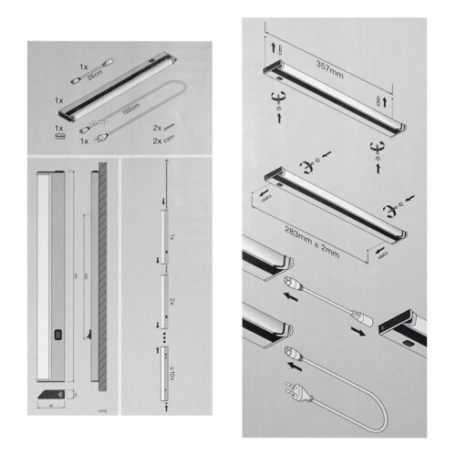 Osram Ledvance - LED svetlo za ispod kuhinjskih ormarića TURN LED/6W/230V Slike