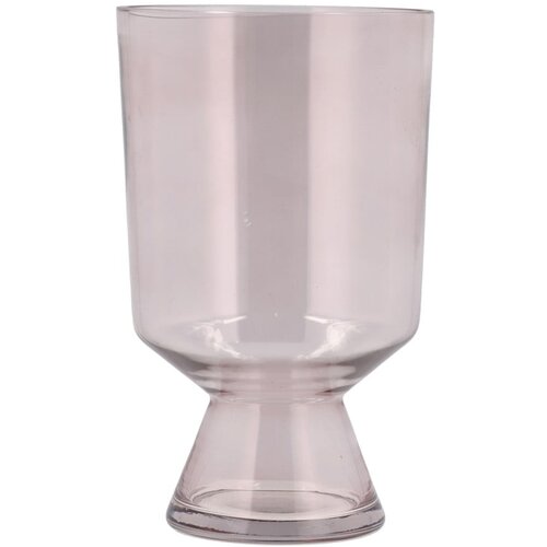 Villa Collection Svijetlo ružičasta staklena vaza (visina 24 cm) Drum &amp;ndash; Slike