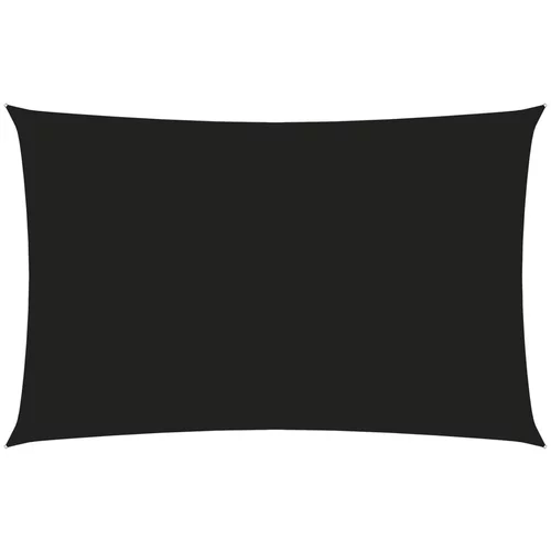 vidaXL Senčno jadro oksford blago pravokotno 4x7 m črno, (20743060)