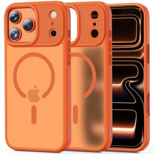 POSNETI MEDIJI OVITEK TECH-PROTECT MAGMAT ZA IPHONE 17 PRO MAX MAT KOZMIČNO ORANŽEN Z MAGSAFE, (5000259163) Cene