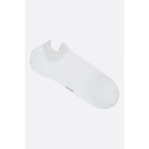 Avva Men's White Plain Sneaker Socks Slike