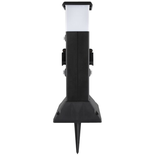  Brilagi - Spoljna lampa sa 2 SCHUKO utičnice 1xE14/15W/230V IP44 crna Slike