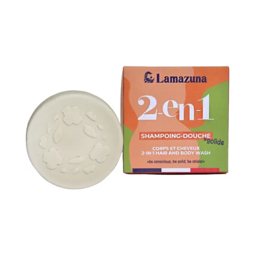 Lamazuna 2 v 1 trdi šampon in gel za prhanje