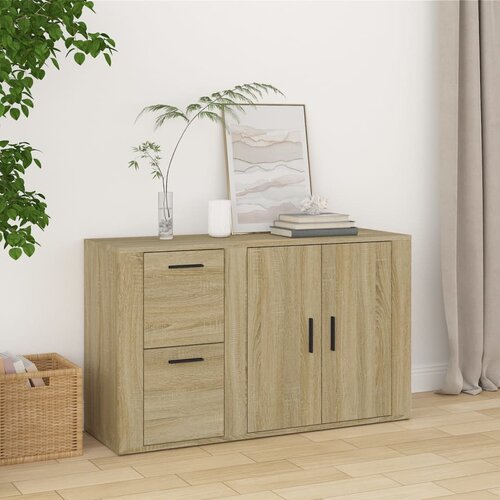  Komoda boja hrasta sonome 100x33x59,5 cm od konstruiranog drva Cijene