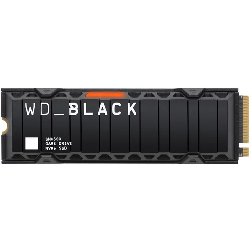 Western Digital 1TB SSD trdi disk BLACK SN850X M.2 NVMe x4 Gen4 s hladilnikom