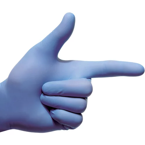 Zarys mediCARE Nitrile Gloves AMG Antimicrobial Powder-Free Violet-Blue 100 pack L