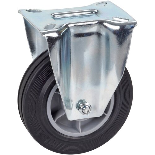 DÖRNER + HELMER 717872 TPE fiksni kotač 125x35,5mm, Rola, ploča 100x85mm, PP obod sivi, Trkr. 100 kg Cijene