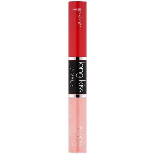 DIVAGE Sjaj za usne 2u1 LONG KISS 10 Red Cene