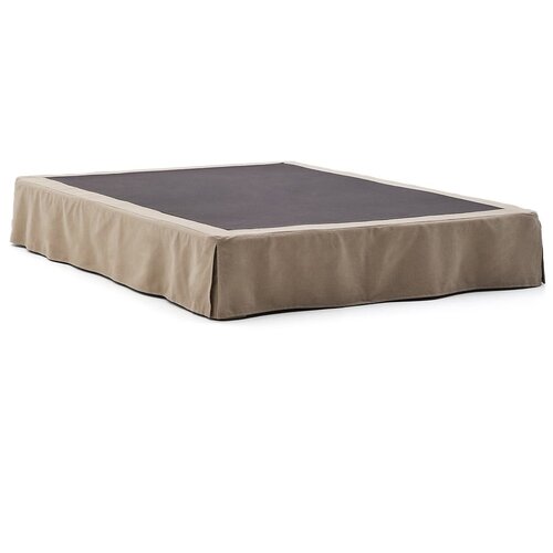 Kave Home Smeđe-sivi tapecirani bračni krevet 160x200 cm Jaira – Cijene