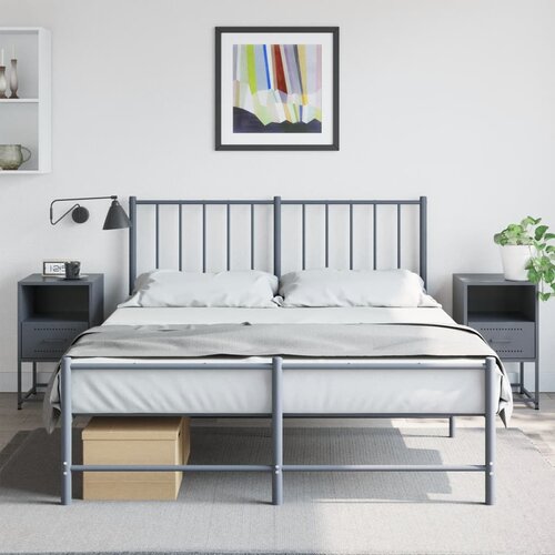 vidaXL Noćni ormarići 2 kom antracit 36 x 39 x 60,5 cm čelični Cijene