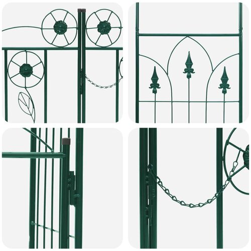  Vrtni Luk Jednobojno Zelena 102 x 50 x 218 cm Slike