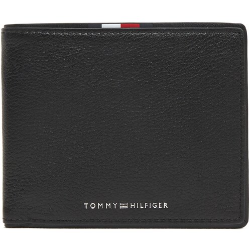 Tommy Hilfiger Velika moška denarnica Th Corp Cc & Coin AM0AM13740 Črna Cene