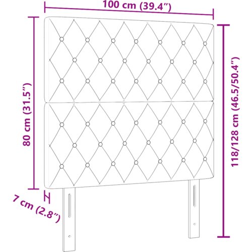  LED Hedbord ružičasti 100 cm bar&amp;scaron;un Slike