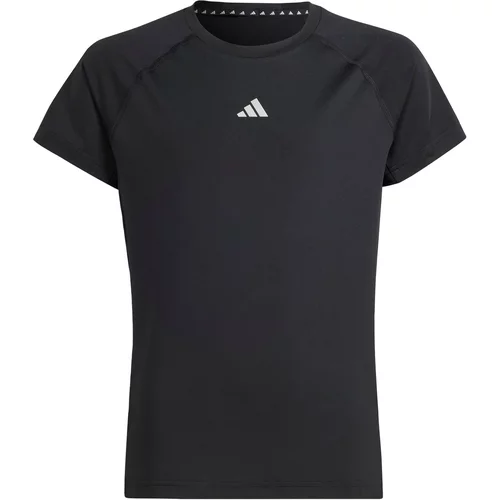 ADIDAS SPORTSWEAR Tehnička sportska majica svijetlosiva / crna