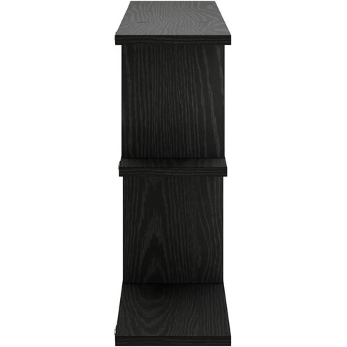  Zidna polica Crni hrast 100 x 17 x 45.5 cm prerađeno drvo - Crni hrast Slike