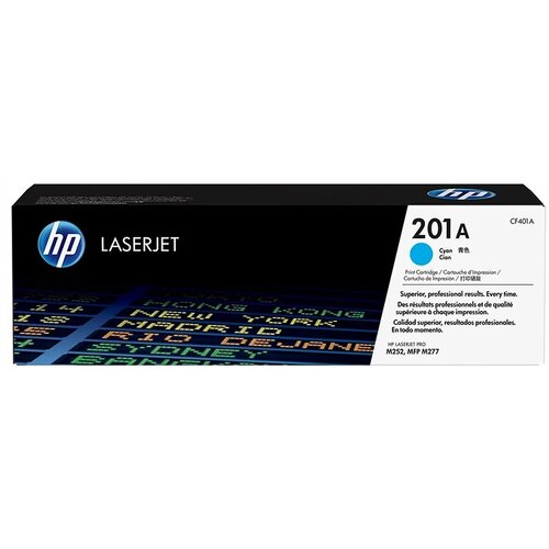 HP - HP - Hewlett Packard HP 201A ORIGINAL Toner CF401A Cyan plava Slike