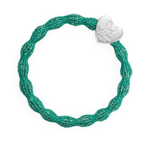 By Eloise London Metallic Silver Heart Biscay Green gumice za kosu Cijene